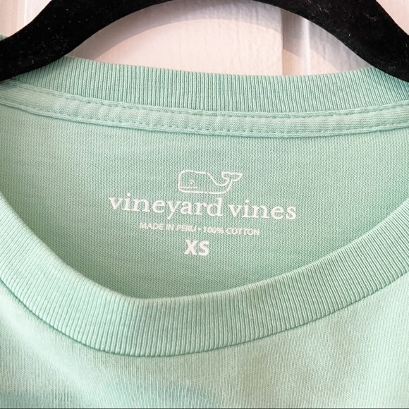 Vineyard Vines Teal Whale Long Sleeve - Picture 4 of 7